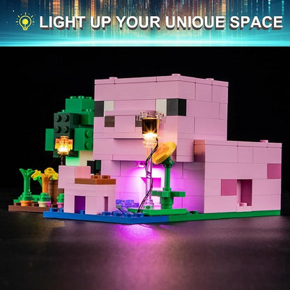 LED Light Kit for Lego 21268 The Baby Pig House Set Compatible with Lego 21268 Building Blocks Model(Not Include Blocks Set)