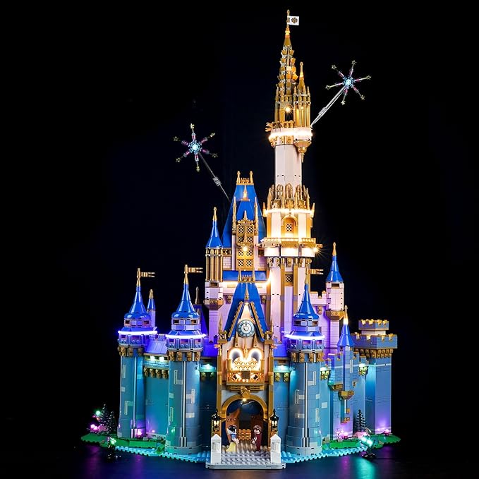 Upgraded Light Kit Compatible with Lego 43222 Castle Building Lighting Kit Lights Decoration Compatible with Lego 43222 (Model Not Included)