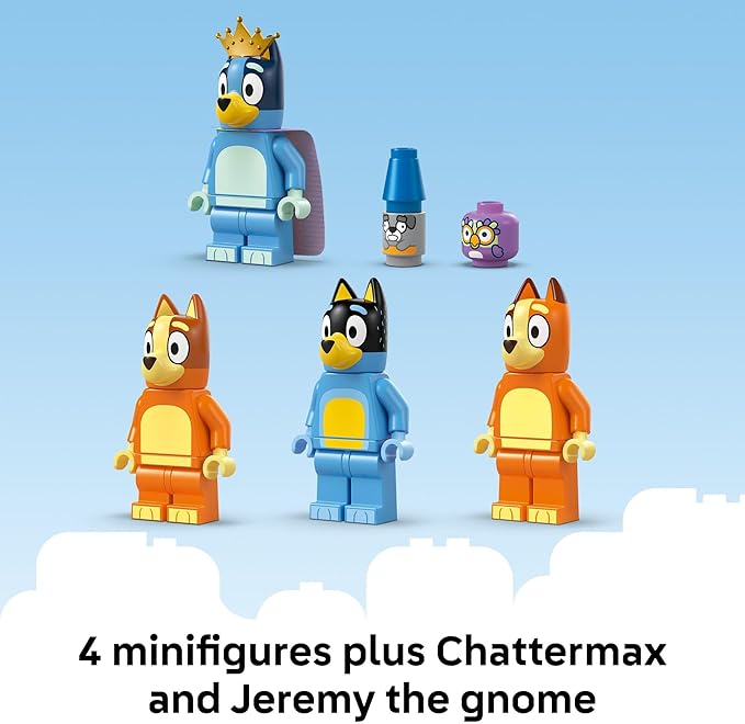 Lego Bluey: Bluey’s Family House - Toddler Toy for 4 Year Old Boys and Girls - House Playset Includes Bluey and 5 Popular Characters - Great Birthday Gift Idea for Preschoolers - 11203