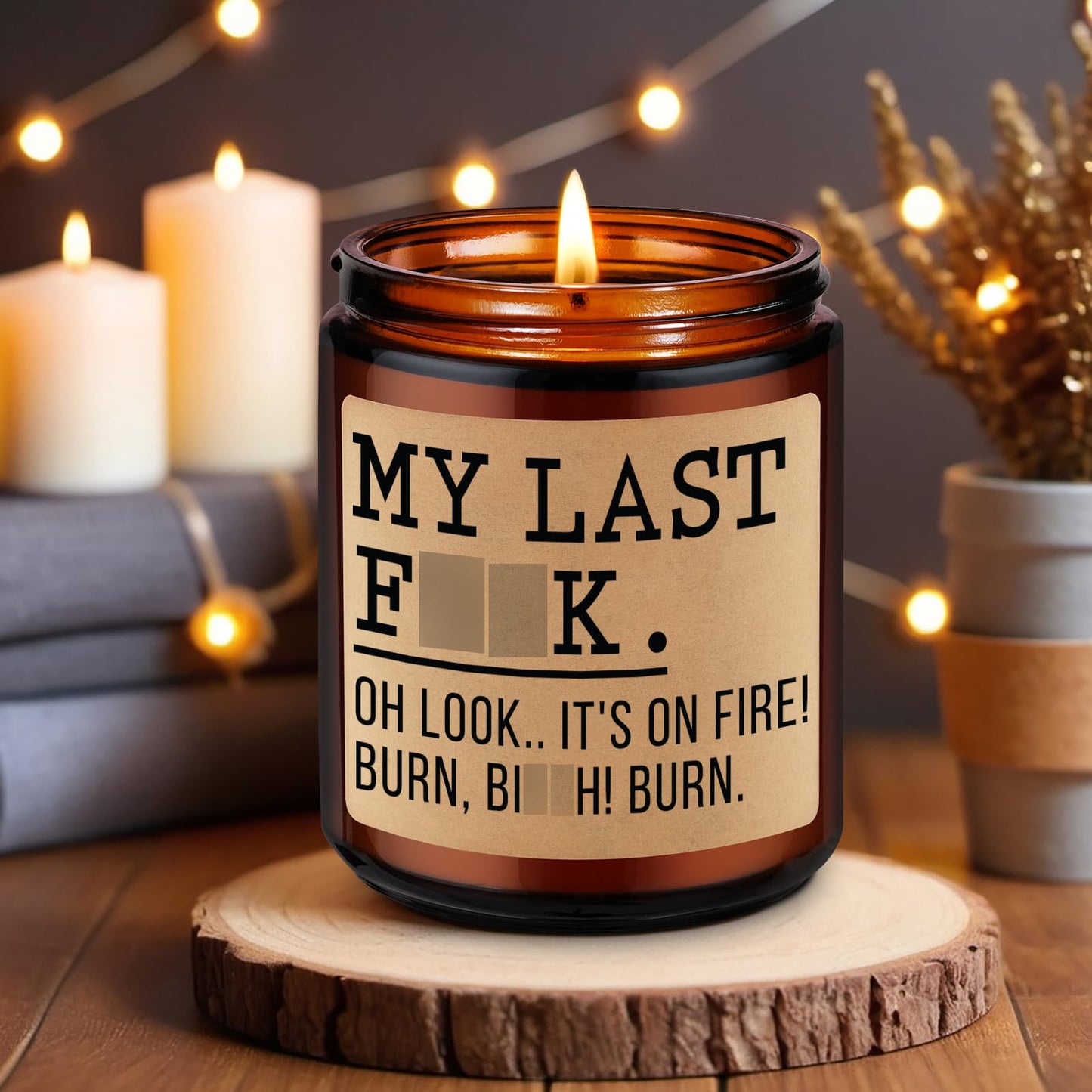 Fairy's Gift Candles, Cool Presents, Funny Relaxation Gifts for Women Men Mom Coworker Friend Boss - Cool Birthday Fun Presents for Her - Mothers Day, Sarcastic Office Relaxing Gifts for Women Nerd