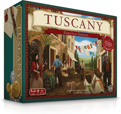 Stonemaier Games Viticulture: Tuscany Expansion Essential Edition 1-6 Players Ages 14+ 150 Mins New Board Cards Workers