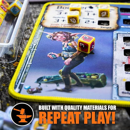 Chip Theory Games Too Many Bones Dice Builder Strategy Game – Solo and Co-op Tactical RPG Adventure for 1–4 Players