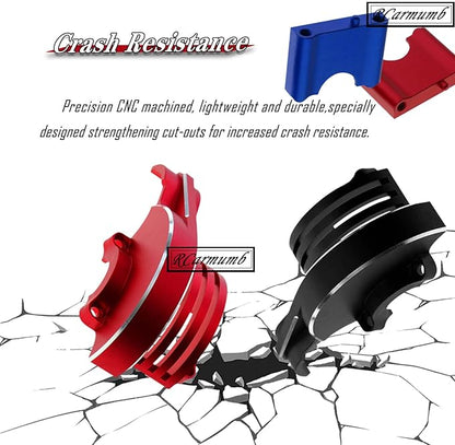 Upgrades Part for 1/8 Sledge 4WDAluminum Main Gear Cover Alloy Hops up for Sledge 4WD Monster Truck RC Car #95076-4Replace #9584Navy Blue