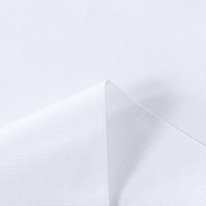 sancua 100% Waterproof Rectangle PVC Tablecloth - 54 x 140 Inch - Oil Proof Spill Proof Vinyl Table Cloth, Wipe Clean Table Cover for Dining Tables, Buffet Parties and Camping, White