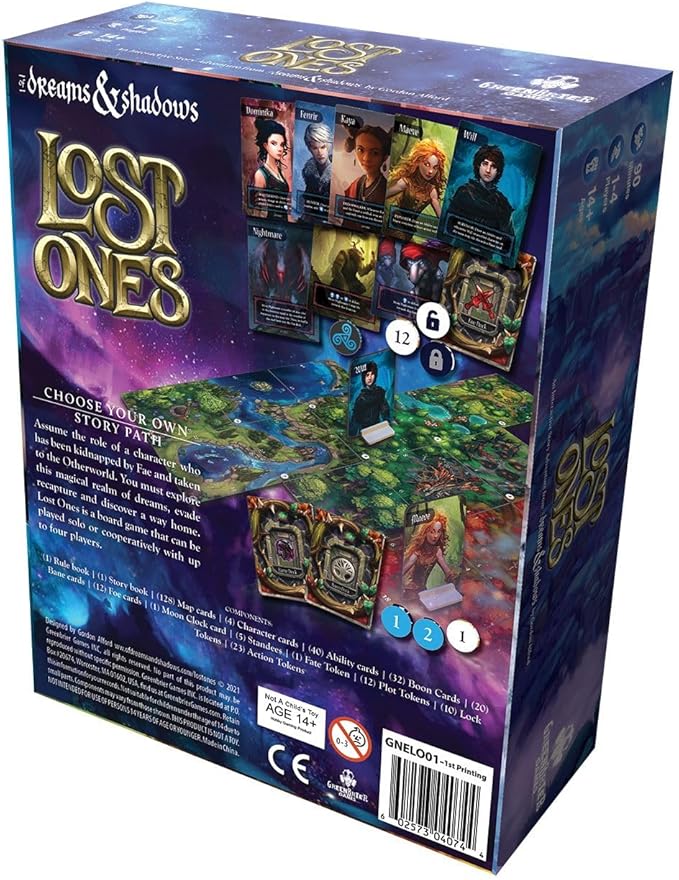 GreenBrier Games The Lost Ones Board Game (1-4 Players Ages 14+)