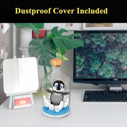 Creative Penguin Toy Building SetAdult Mini Animal Friend SetParty Favors Gift for FriendsMarine Animals Lover Office Home Decor Building BlockNew Year Easter Birthday Gift for Family