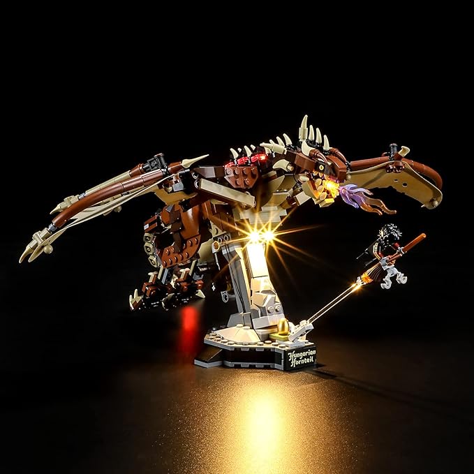 LIGHTAILING Light for Lego 76406 Hungarian Horntail Dragon - Led Lighting Kit Compatible with Lego Building Blocks Model - NOT Included The Model Set