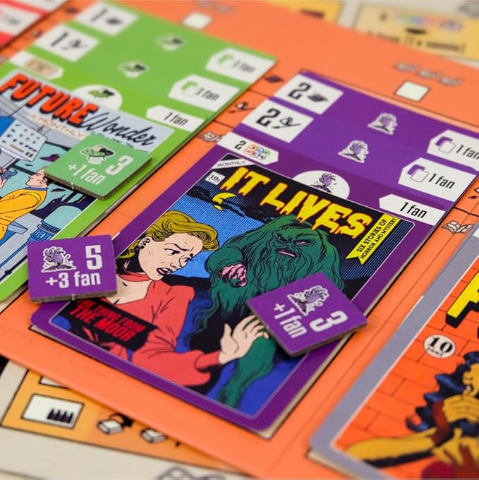Age of Comics: The Golden Years | The Comic Book Publishing Game | Build Your Comic Empire During The Golden Age of Comics | Immersive Strategy Game for 1-4 Players 60-110 Mins Ages 14+