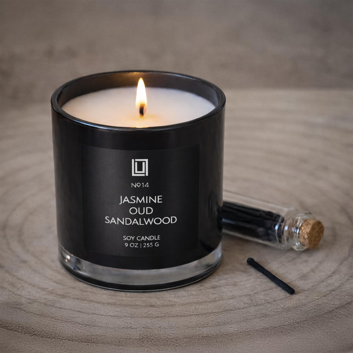 Lulu Candles | Peach, Mango & Citrus | Smells Sweet & Fruity | Luxury Scented Soy Jar Candle | Hand Poured in The USA | Highly Scented Long Lasting (9 Oz.)