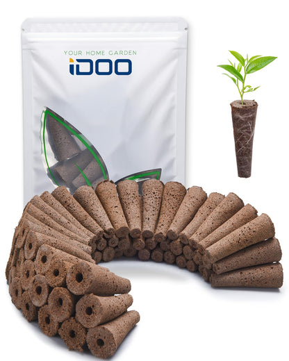 iDOO Hydroponics Growing System Kit & Growth Sponges 60 Pcs