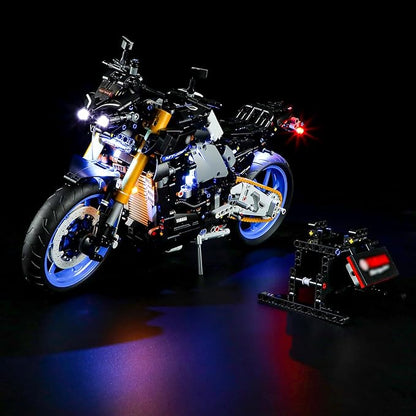 YEABRICKS LED Light for Lego-42159 Technic Yamaha MT-10 SP Building Blocks Model (Lego Set NOT Included)