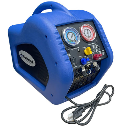 Mastercool 69000 Refrigerant Recovery System – Compact, Oil-Less Compressor, Works with All Refrigerants, Auto Shut-Off