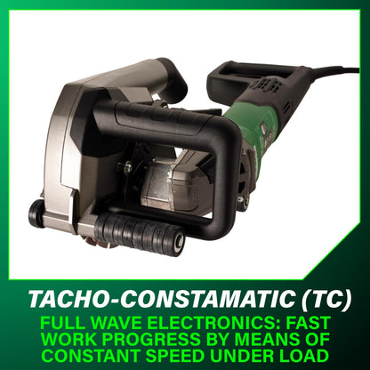 Metabo HPT MFE 40 Wall Chaser For Concrete, 5-Inch Cutting Disc, 15 Amps, High-Power Drive System, Tacho-Constamatic Electronics, Dust Protection, Torque Limiting Clutch, Made in Germany, 646040620