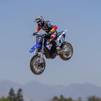 Losi RC Motorcycle Promoto-MX 1/4 Motorcycle Ready-to-Run Battery and Charger Not Included ClubMX LOS06000T2 Blue