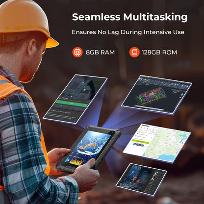 MUNBYN Rugged Windows Tablet IRT06, 8 inch Windows 10 Pro Rugged Tablet, 8GB+128GB Industrial Tablets, Intel N5100 5000mAh Tablet PC, and Rugged Tablet IRT08, 10.1 inch Windows Tablet, Windows 11 Pro