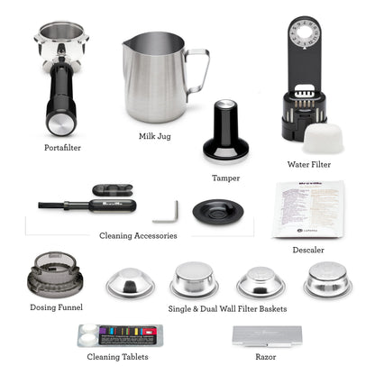 Breville Barista Express Espresso Machine BES870BTR, Black Truffle