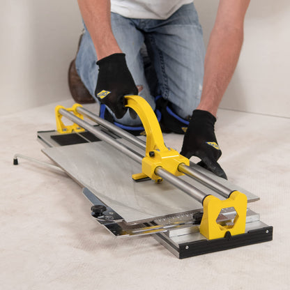 QEP 10630 24-Inch Manual Tile Cutter with Tungsten Carbide Scoring Wheel for Porcelain and Ceramic Tiles
