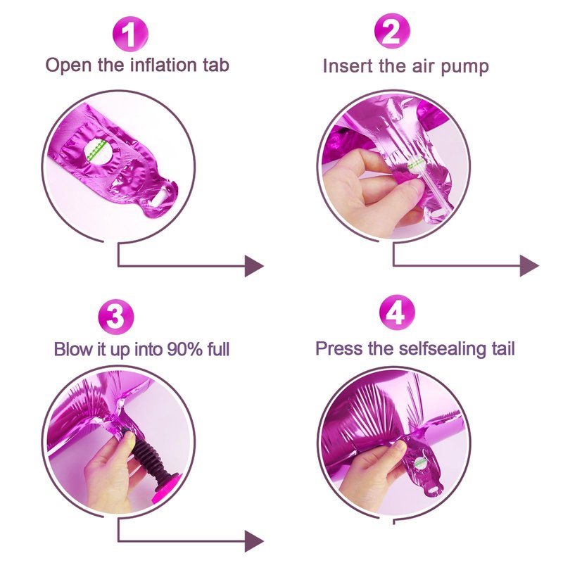 Rosy Purple 6 Balloon, Number Balloons 40 Inch, 6th Balloons for Birthday Decorations, Rosy Purple Party Supplies 6 Birthday Balloon, Number 6 Balloon
