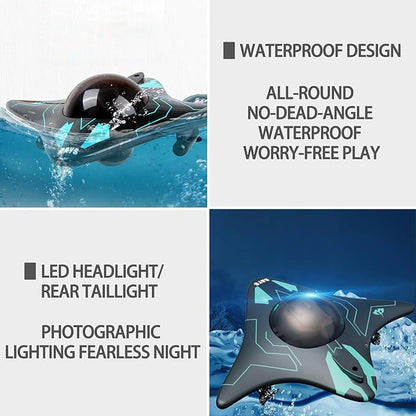 RC Boat with Camera - 6 CH Waterproof Remote Control Boat for Pools &amp Lakes App Control for iOS &amp Android Real-Time Photography Toys for Adults &amp Kids Ages 8+