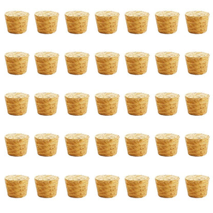 50Pcs Tapered Cork Plugs Wooden Wine Corks Stoppers Reusable Sealing Stopper for Bottle Bar DIY Crafts Kitchen Accessories (15x11.5x15mm)
