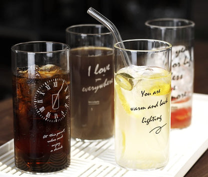 LUXU 13oz Highball Glasses, 2pc Tall Glass Sets. Lead-Free Drinking Glasses. Water Glasses, Mojito Glass Cups,Collins Bar Glassware, and Mixed Drink Cocktail Glass Set