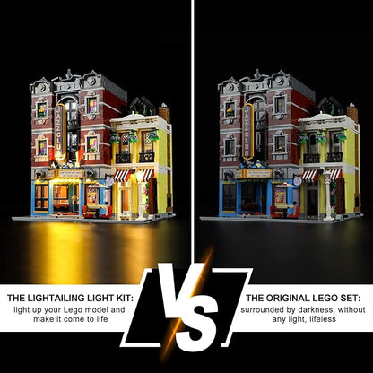 Lightailing Light for Lego- 10312 Jazz-Club - Led Lighting Kit Compatible with Lego Building Blocks Model - NOT Included The Model Set