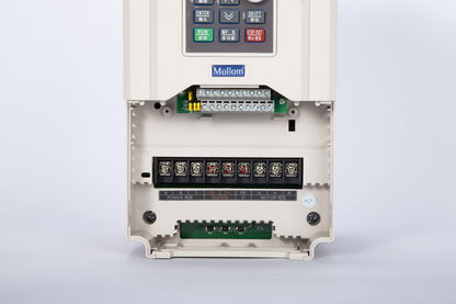MOLLOM VFD 220V 7.5KW 32A 10HP Single or Three Phase Input to 3 Phase 0-3000 Hz Output Variable Frequency Drive Control Inverter for Spindle Motor CNC Speed Control