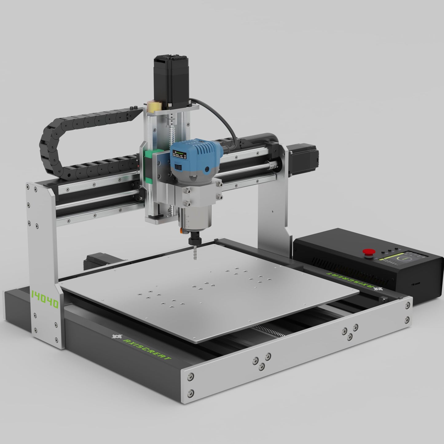 Axiscreat 4040 CNC Router Machine with Linear Guide & Ball Screw Motion, Achieve ±0.005mm Accuracy for High Precision Metal Aluminum Copper Wood Acrylic PCB Engraving