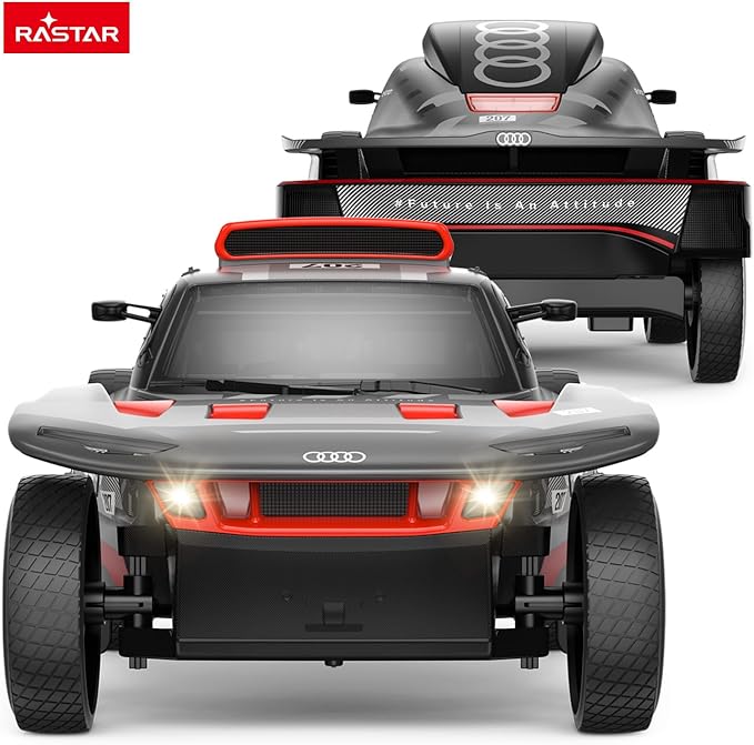 RASTAR Remote Control Car 1/14 Audi RS Q e-Tron E2 Rally Off-Road RC Sports Race Car Audi Toy Vehicle for Kids
