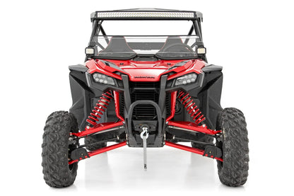Rough Country 4,500 LB Winch Mount Kit for Honda Talon - Bolt-On Plate with RS4500S UTV Winch & Synthetic Rope