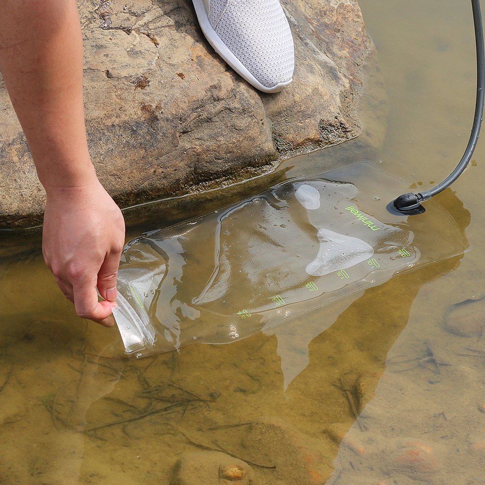 Miniwell Filter Straw Water Purification System for Hiking, Camping and Survivalism - TUV Approved Mini Water Filter with 99.9% Bacteria Elimination Rate