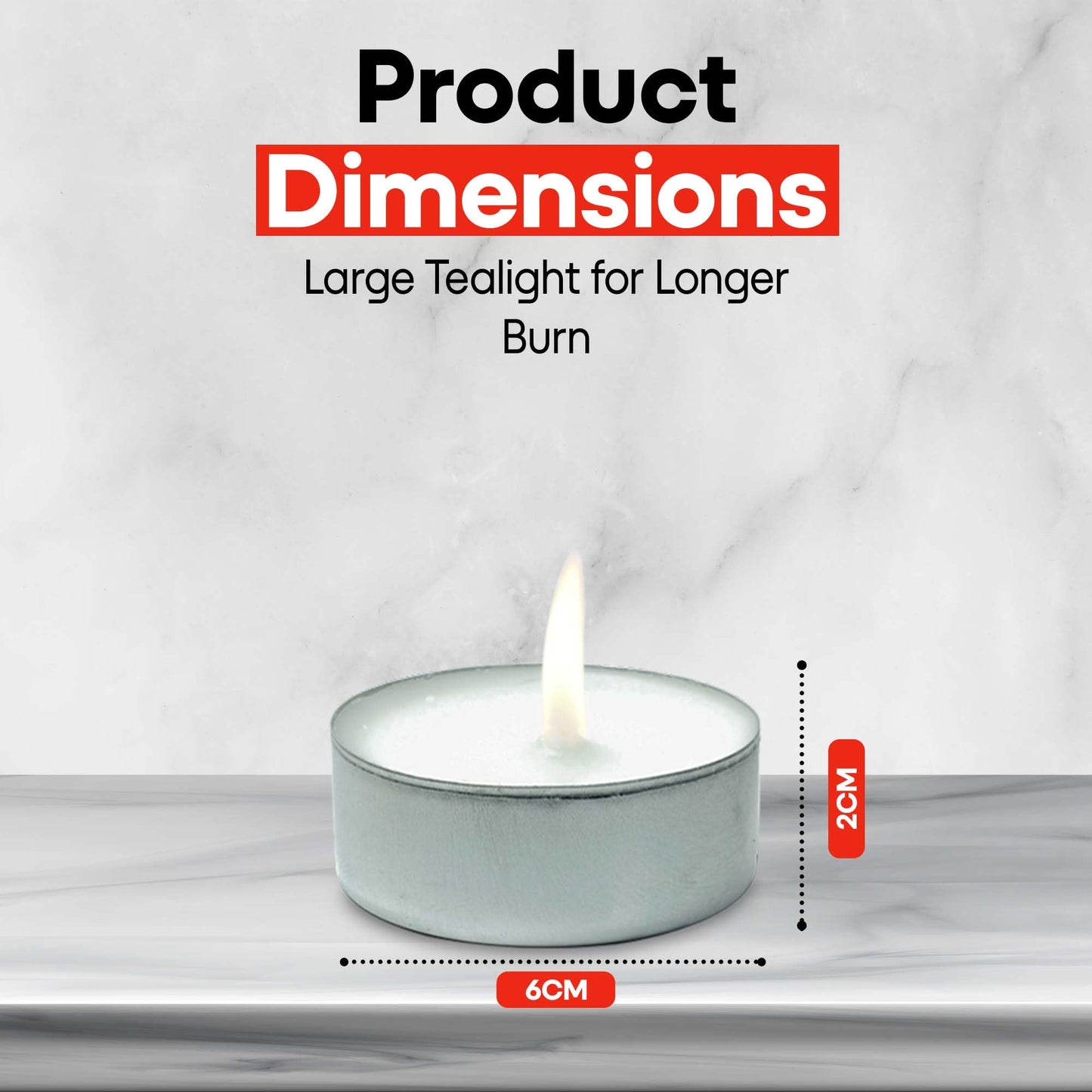Price's - Maxi Tealights - Pack of 12 - Unscented - 10 Hour Burn Time - Quality White Wax