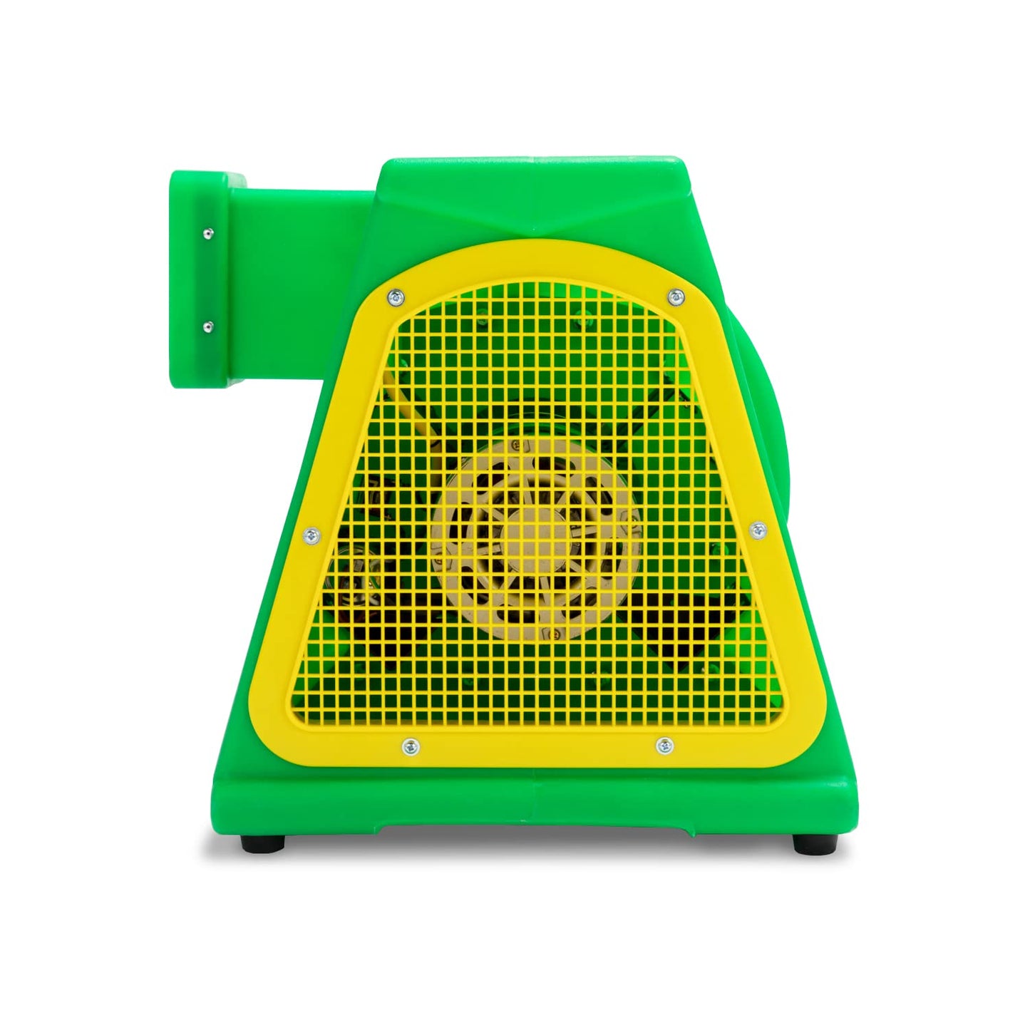 B-Air 2 HP Air Blower, Powerful Bounce House Blower Fan for Large Inflatable Bouncy House, Bouncy Castle and Water Slides, BA-BP-2-PL, Green