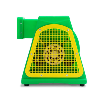 B-Air 2 HP Air Blower, Powerful Bounce House Blower Fan for Large Inflatable Bouncy House, Bouncy Castle and Water Slides, BA-BP-2-PL, Green