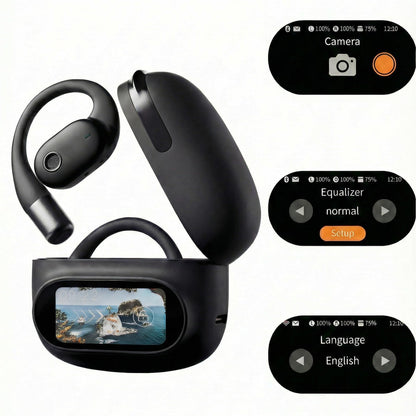 NAMYVERA AI Translation Earbuds Real Time 80H Playtime 164 Language Translator Earbuds Audifonos Traductores Wireless Bluetooth Headphones for Global Travel Business Meeting Learning