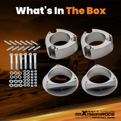 maXpeedingrods 3" Lift Kit for Subaru Forester 1998-2008 Impreza 2002-2007, Legacy Outback for Saab 92-X Strut Spacer Kit, Gray