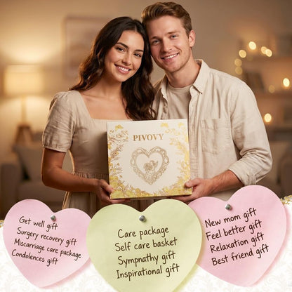 Get Well Gifts for Women New Mom Care Package, Care Package After Surgery Sympathy Gift Self Care Basket, Surgery Recovery Gift Feel Better Gifts for Women
