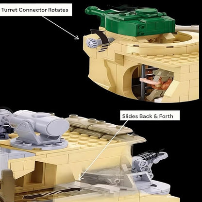 General Jim's Battle of Iwo Jima WW 2 Military Brick Building Set Building Block Model or Playset Great Gift for History Enthusiast Teens and Adults