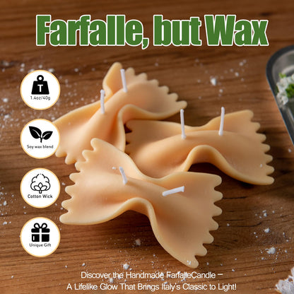 Pasta Aromatherapy Scented Candle (Farfalle Candle)