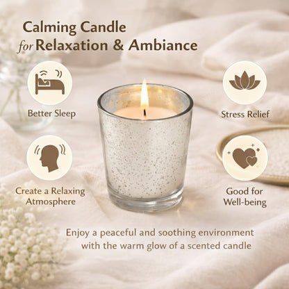 Hosley Set of 24 Silver Mercury Filled Glass Votive Candles. Ideal Gift for Weddings, Bridal Showers, Parties, Home Decor, and Special Events