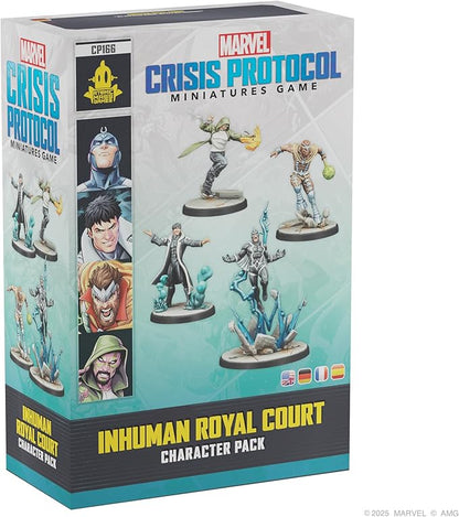 Marvel: Crisis Protocol Inhuman Royal Court Character Pack -Adds Maximus Karnak Gorgon and King Black Bolt Tabletop Superhero Game Ages 14+ 2 Players 90 Min Playtime Made by Atomic Mass Games