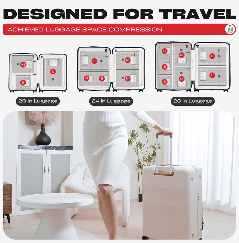 Travel Vacuum Storage Bags with Rechargeable USB Pump, 18 Pack Carry-On Size Compression Packing Bags for Luggage and Suitcase, Space Saver for Clothes and Clothing Travel