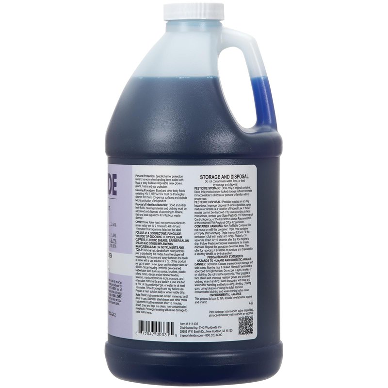 ForPro Total-Cide Disinfectant Solution, 2X Concentrated Formula, Hospital Grade Sanitizer & All Purpose Cleaner, 64 Fl Oz