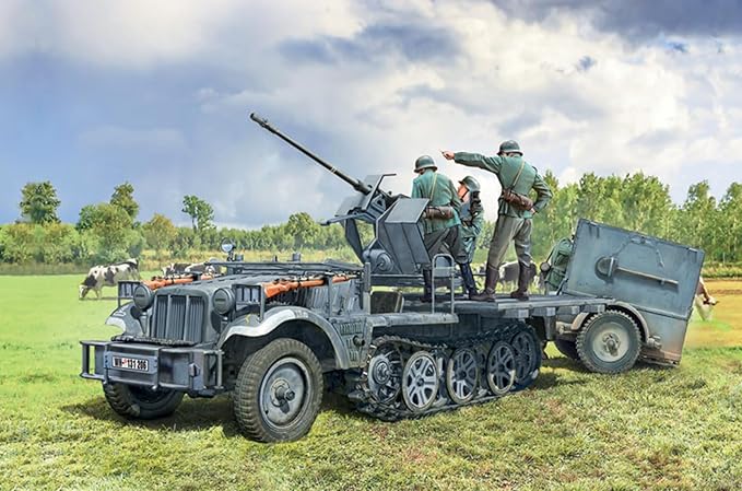 Sd.Kfz.10/4 with Flak 30-1:35 Scale