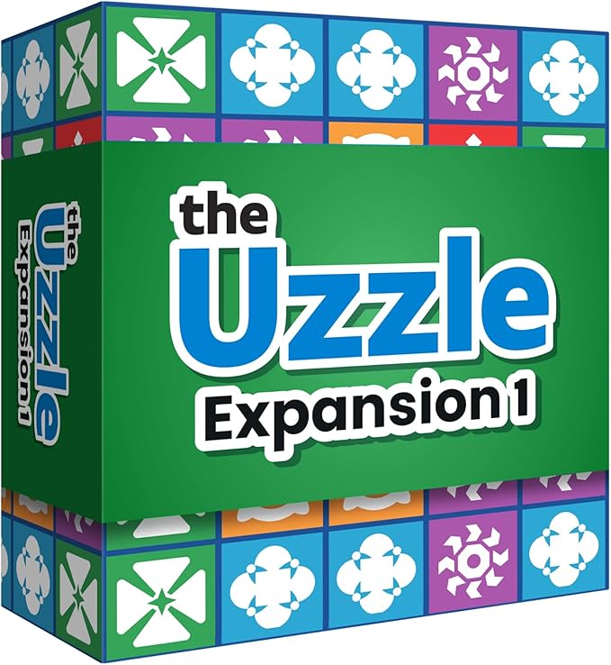 Uzzle 3.0 Expansion Requires Uzzle Base Game Block Puzzle Board Game for Adults &amp Kids Expert-Level Challenges an Action Packed Family Board Game Add On for Ages 4+