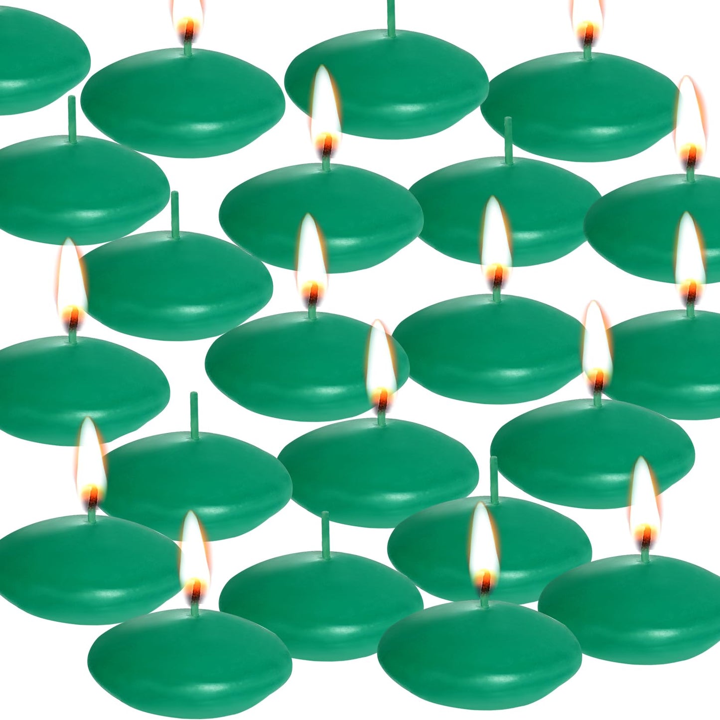 20 Pcs Floating Candles Centerpieces, 1.5 Inch Unscented Floating Candles Small Decoration for Valentine's Day, Thanksgiving, Wedding and Home Decor