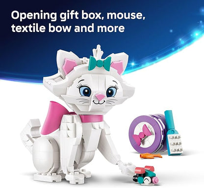LEGO Disney The Aristocats Adorable Marie Toy Building Set - Bedroom or Desk Decor for Girls &amp Boys Ages 7+ - Disney Gifts for Birthdays - 43286