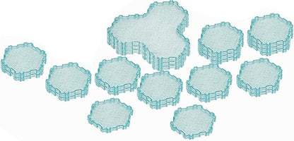 Renegade Game Studios Heroscape Terrain Expansion: The Snow Fields of Valhalla with 120 Hex-Tiles &amp 2 Evergreen Trees