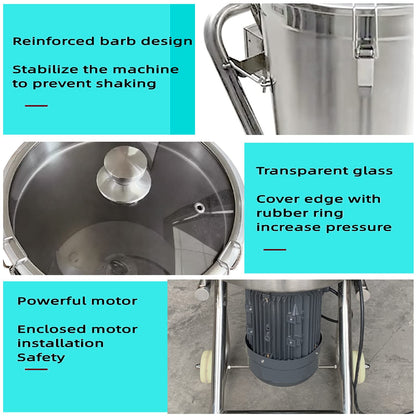 Commercial Food Cutter and Food Processor,Meat Chopper Machine Stainless Steel Universal Food Mixer Vegetable Industrial Fruit Blender,Vegetable Blender,Animal Feed Cutter & Mixer for Farm (20L)