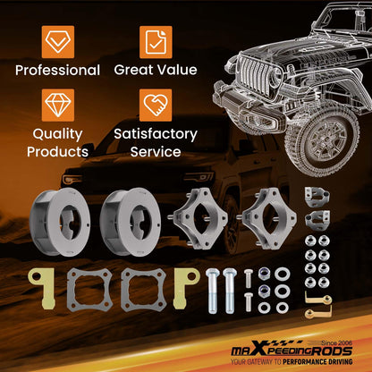 maXpeedingrods 2.5” Front & Rear Lift Leveling kit for Toyota Tundra 2022-2024